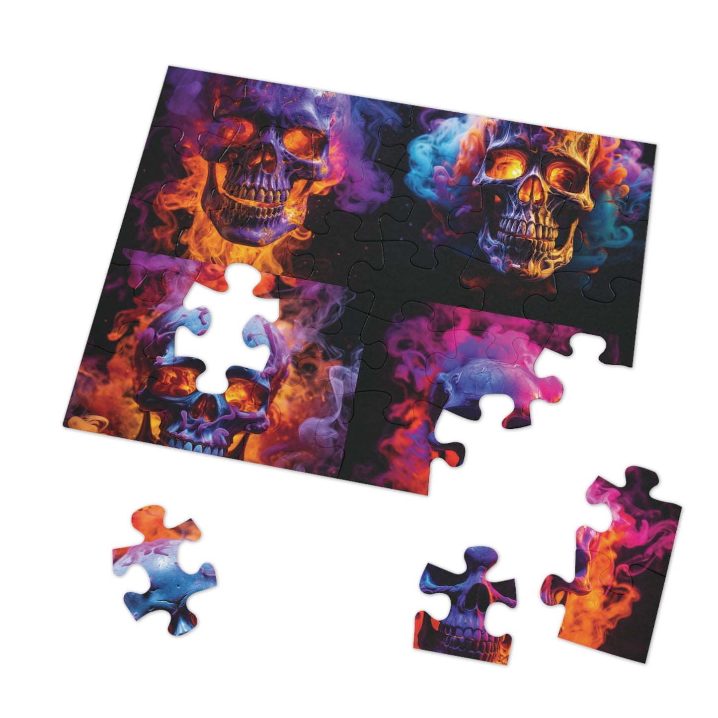 Jigsaw Puzzle (30, 110, 252, 500,1000-Piece) Macro Skull 5