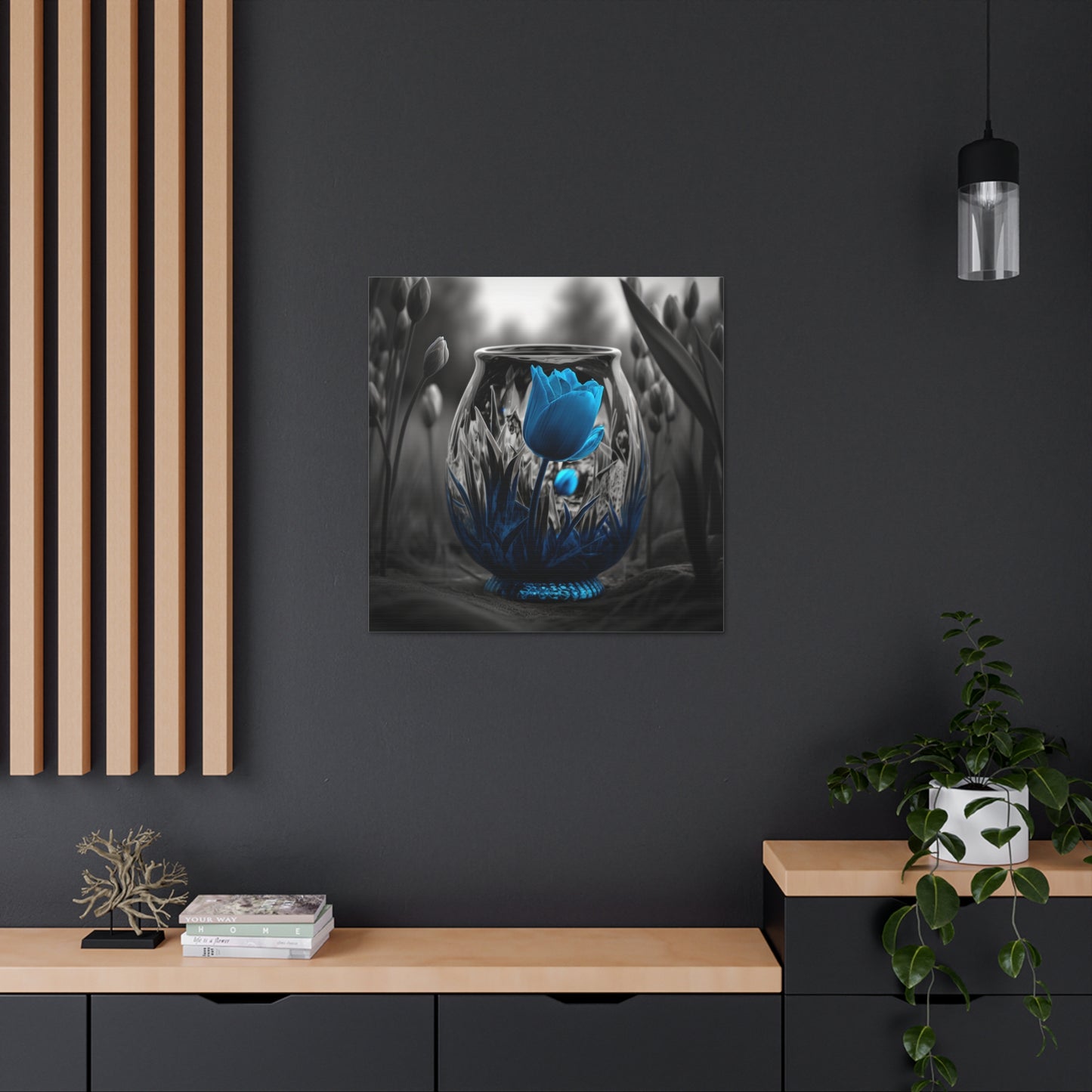 Canvas Gallery Wraps Tulip Blue 6