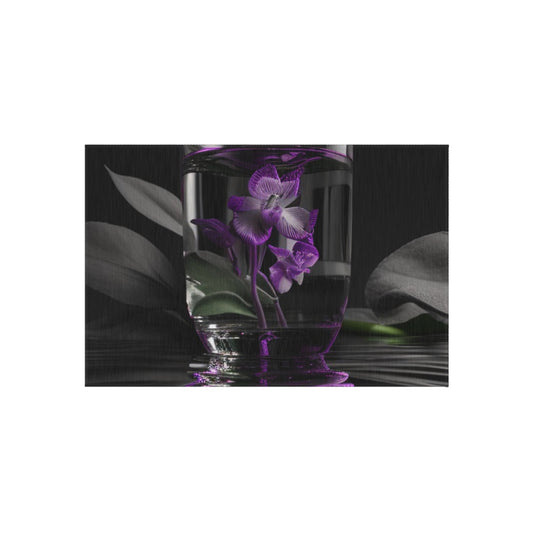 Outdoor Rug  Purple Orchid Glass vase 1