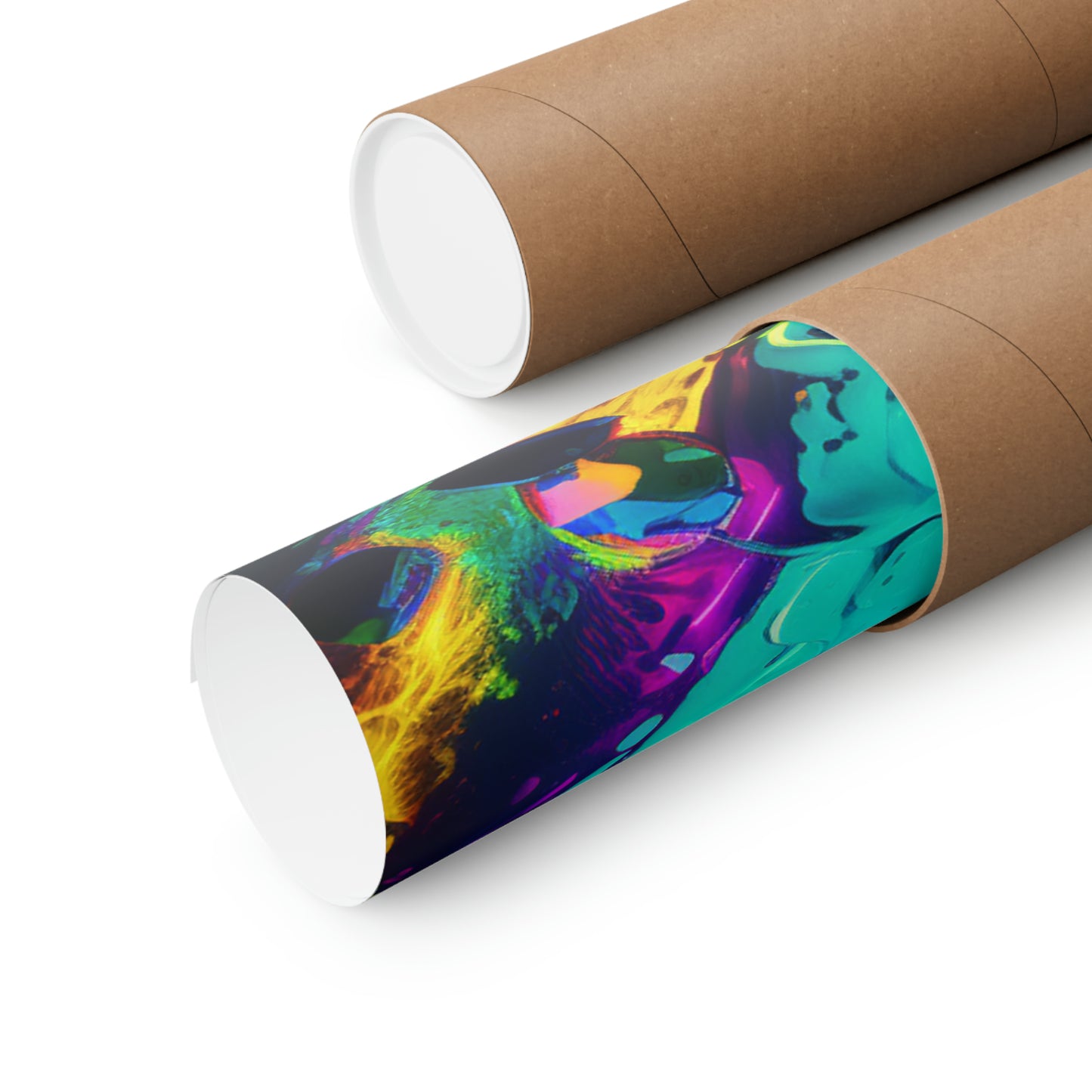 Premium Matte Vertical Posters Florescent Glow 5