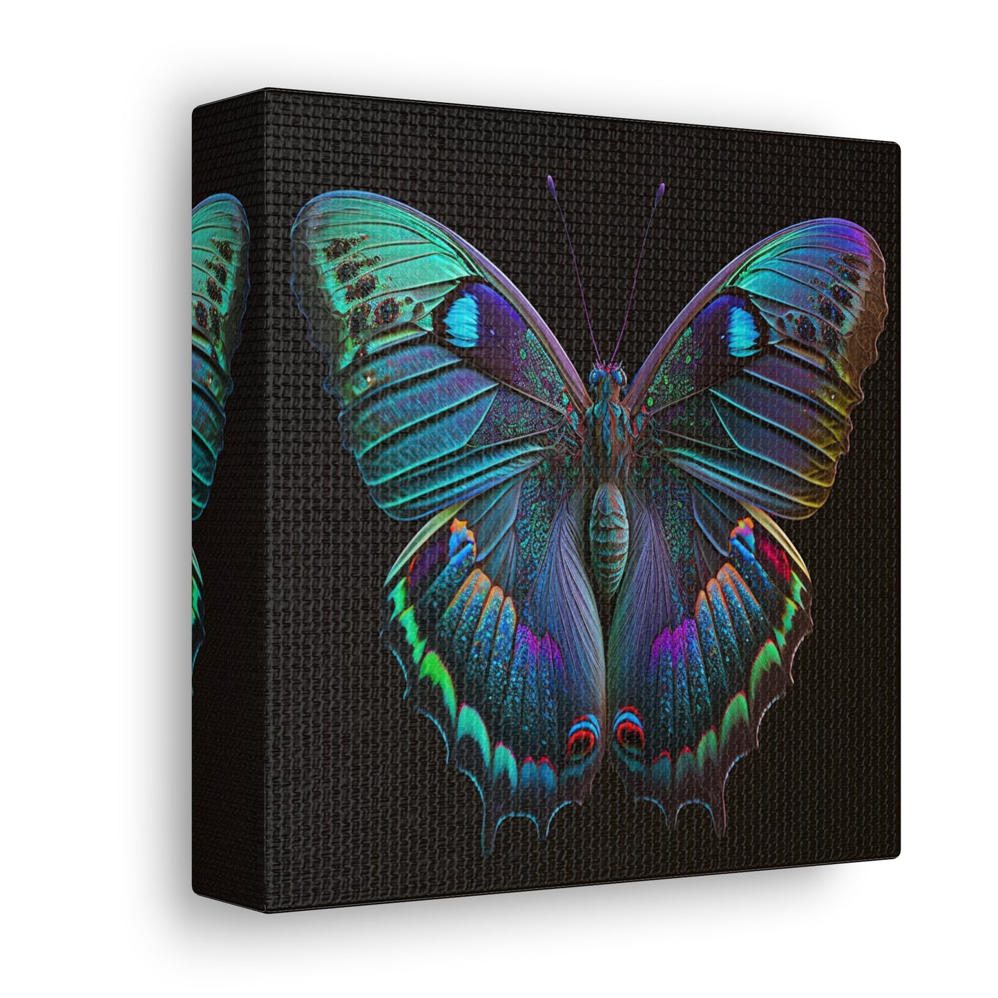 Canvas Gallery Wraps Hue Neon Butterfly 4