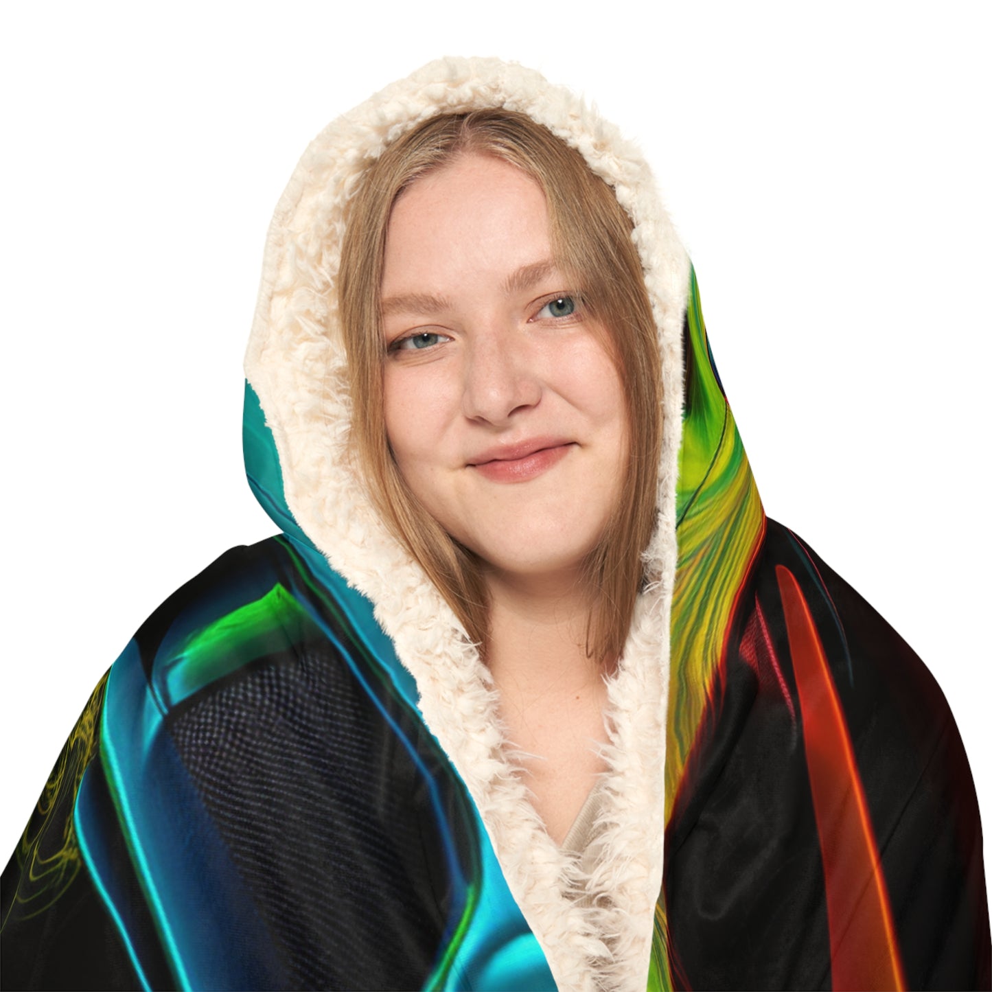 Snuggle Hooded Blanket Ferrari Neon 5