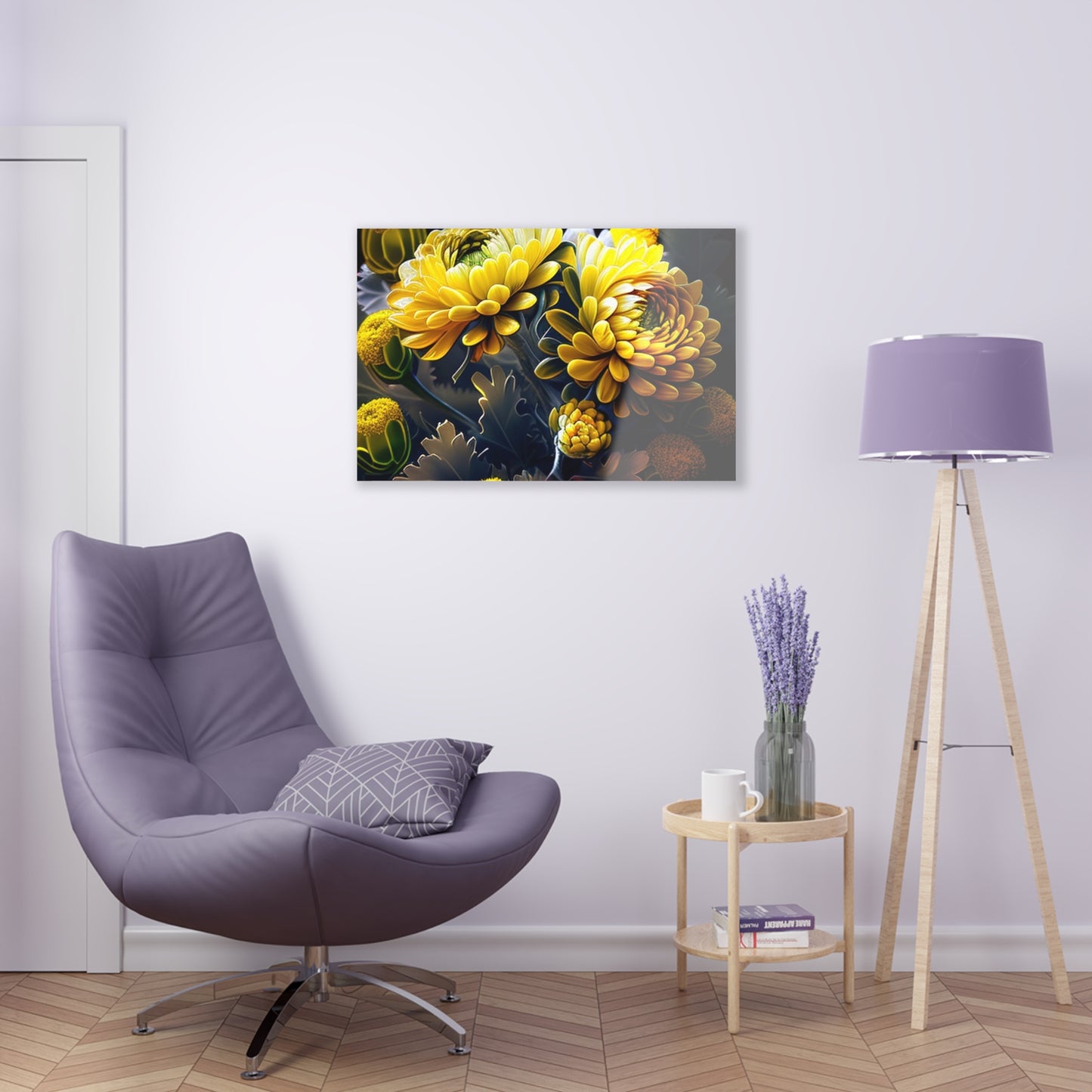 Acrylic Prints Yellow Hermosas Flores Amarillas 3