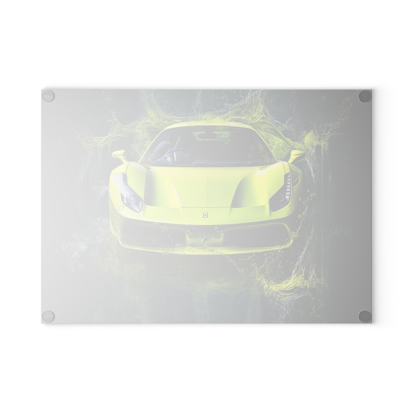 Glass Cutting Board Farrari Water 4