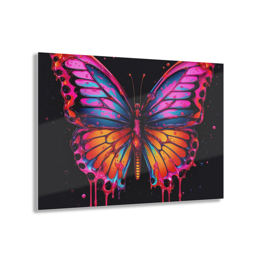 Acrylic Prints Pink Butterfly Flair 1