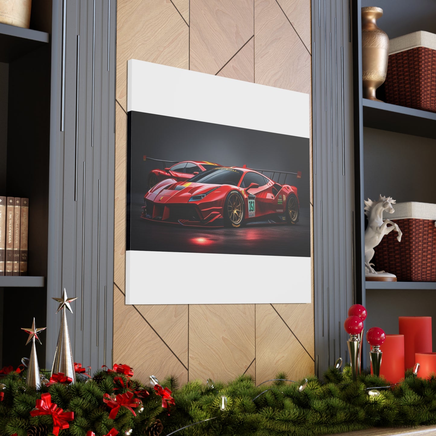 Canvas Gallery Wraps Ferrari Red 2