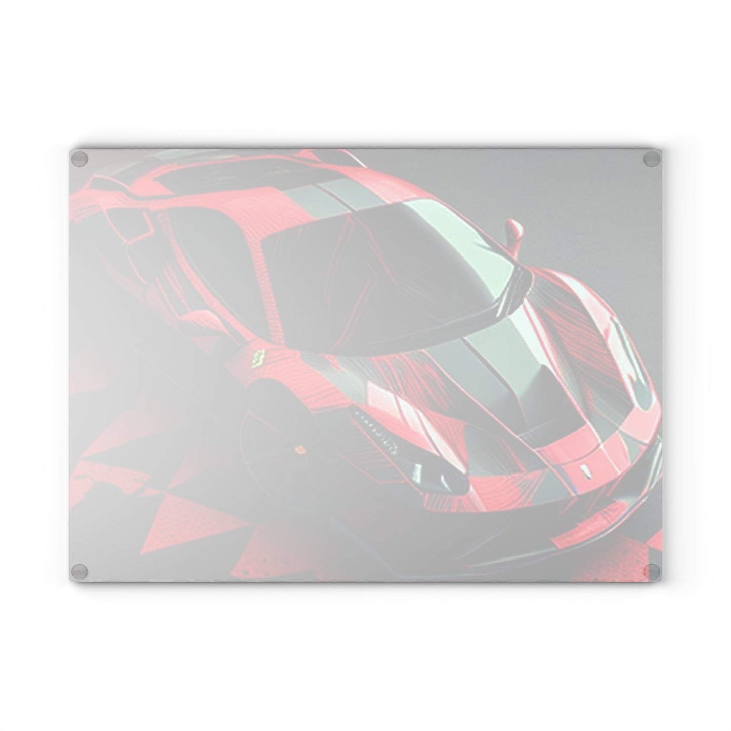 Glass Cutting Board Ferrari Hyper 2