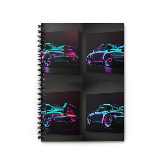 Spiral Notebook - Ruled Line Porsche Purple 5