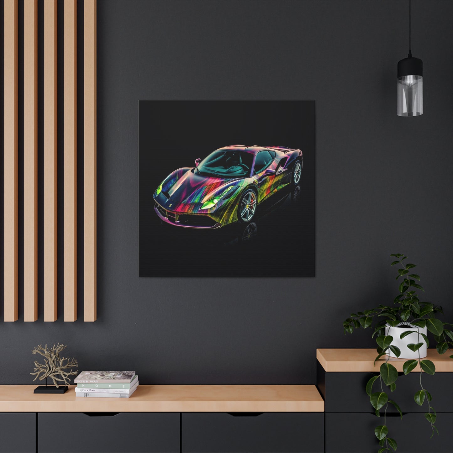 Canvas Gallery Wraps Ferrari Color 3