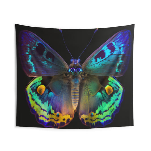 Indoor Wall Tapestries Neon Hue Butterfly 4