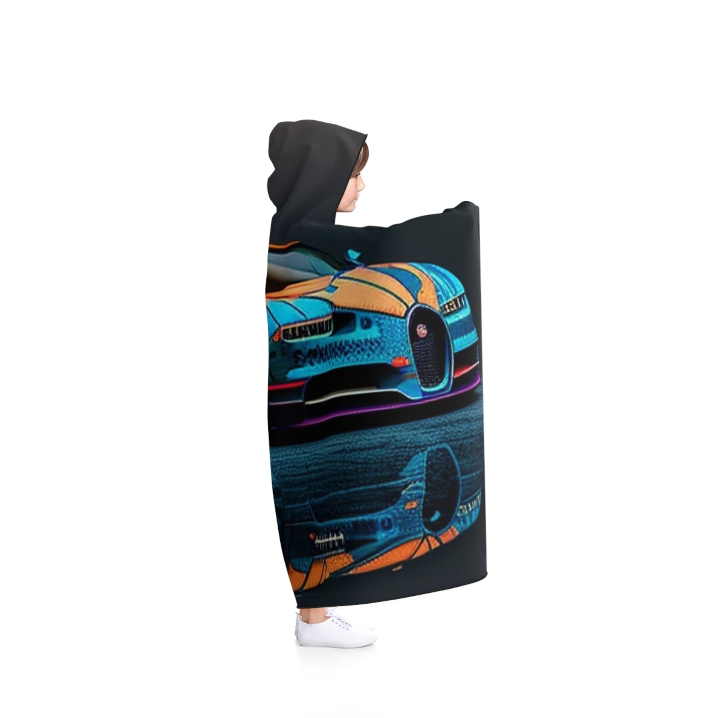 Hooded Blanket Bugatti Blue 1