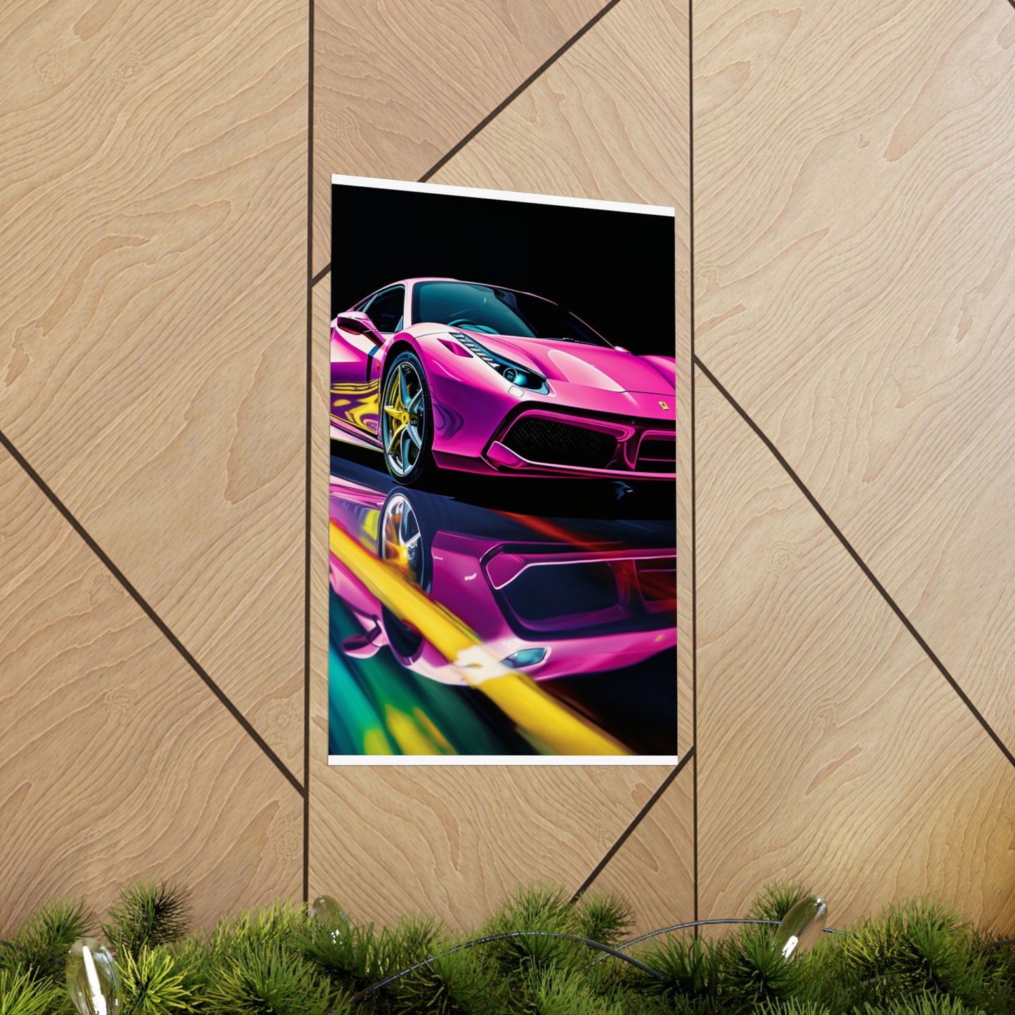 Premium Matte Vertical Posters Ferrari Flair Macro 4