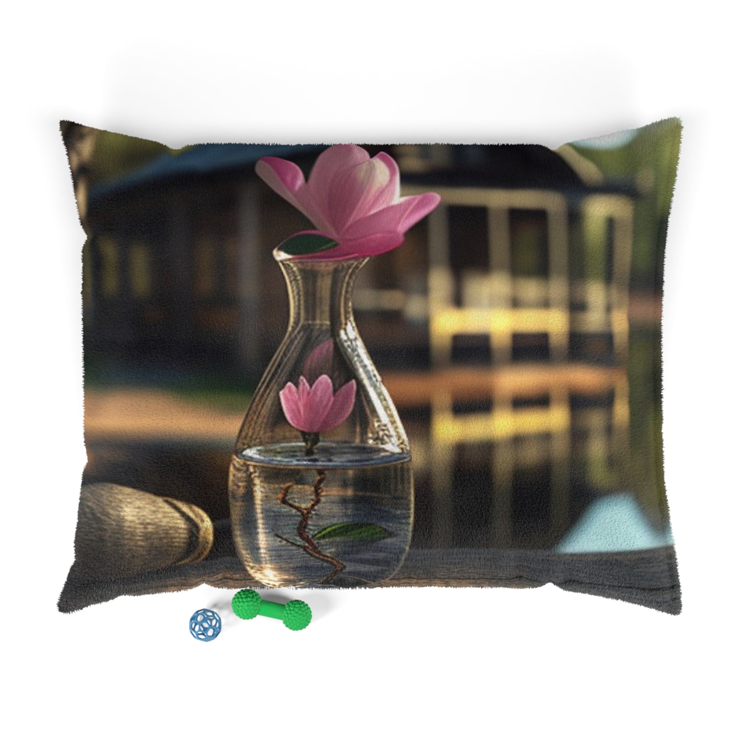 Pet Bed Magnolia in a Glass vase 4