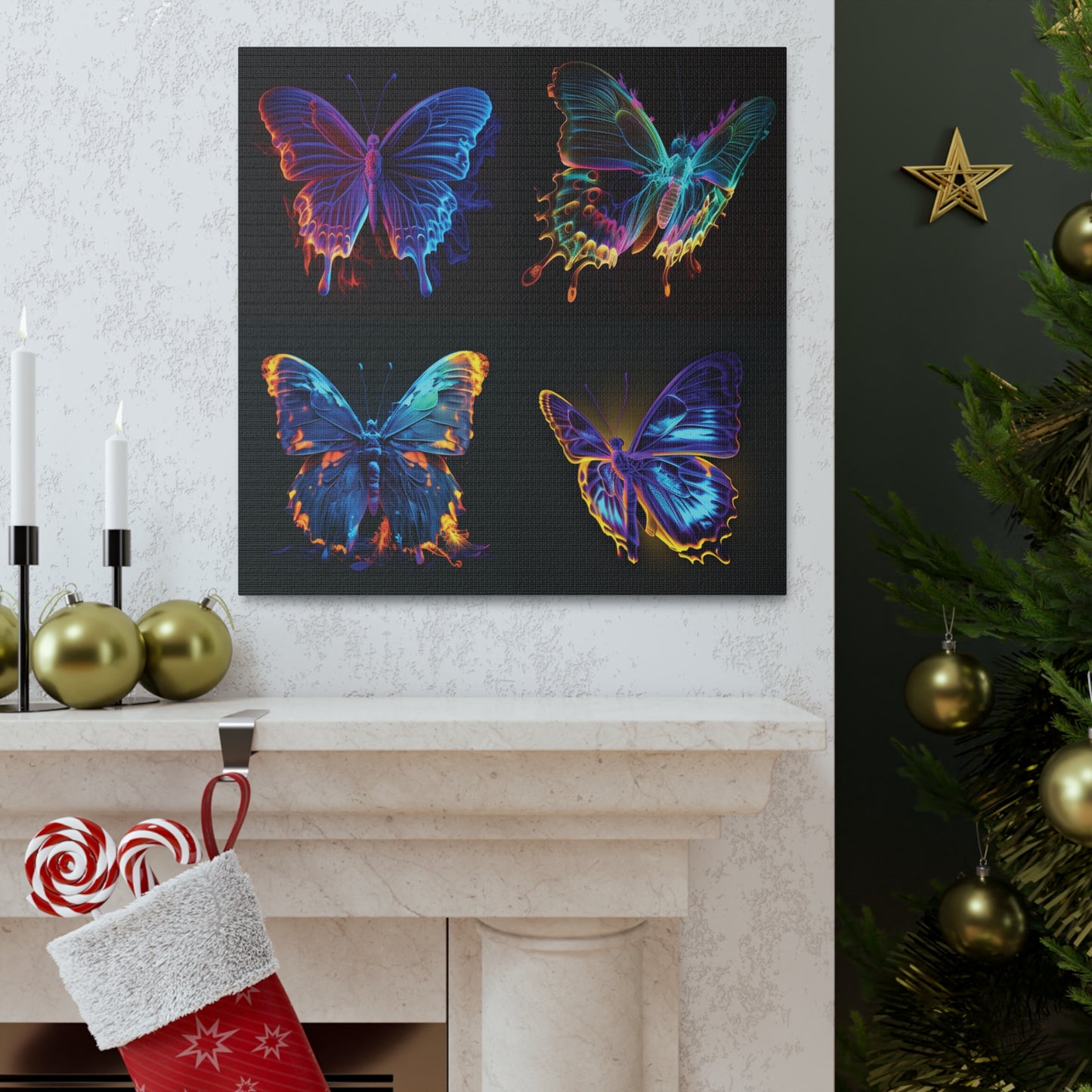 Canvas Gallery Wraps Thermal Butterfly 5