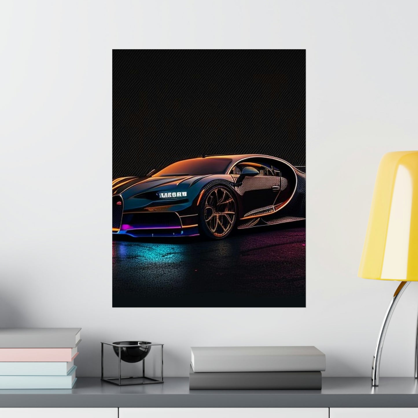 Premium Matte Vertical Posters Bugatti Chiron Super 4