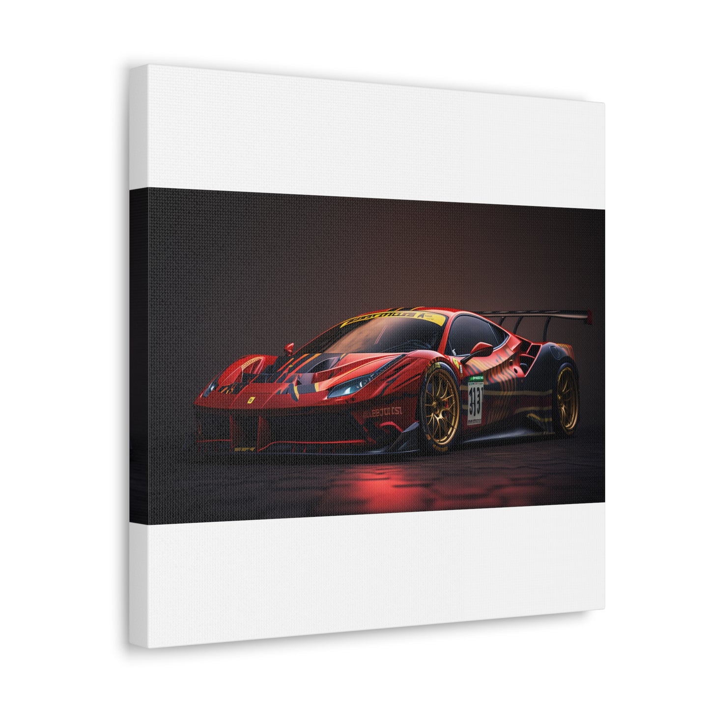 Canvas Gallery Wraps Ferrari Red 1