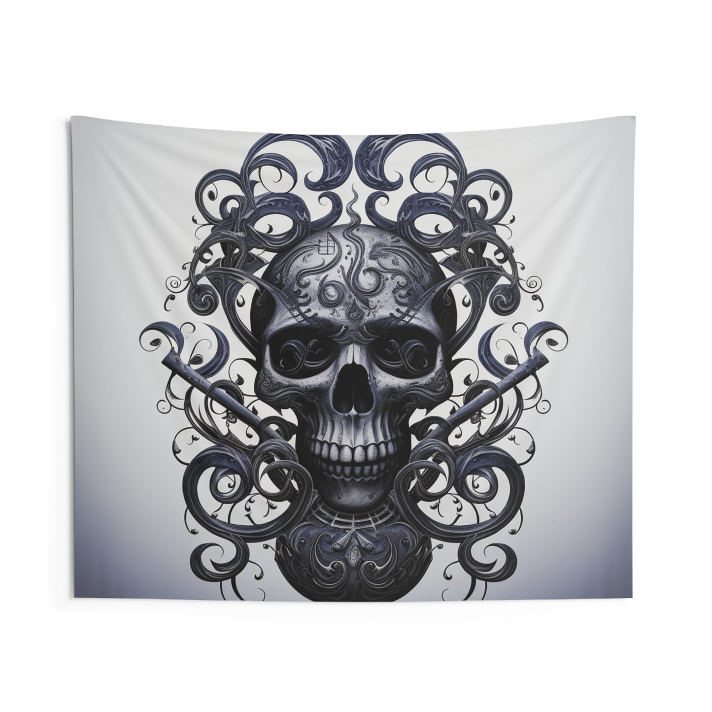 Indoor Wall Tapestries Skull Treble Clef 1