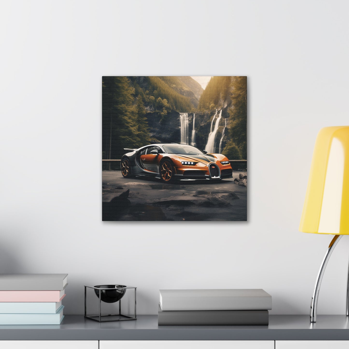 Canvas Gallery Wraps Bugatti Waterfall 3