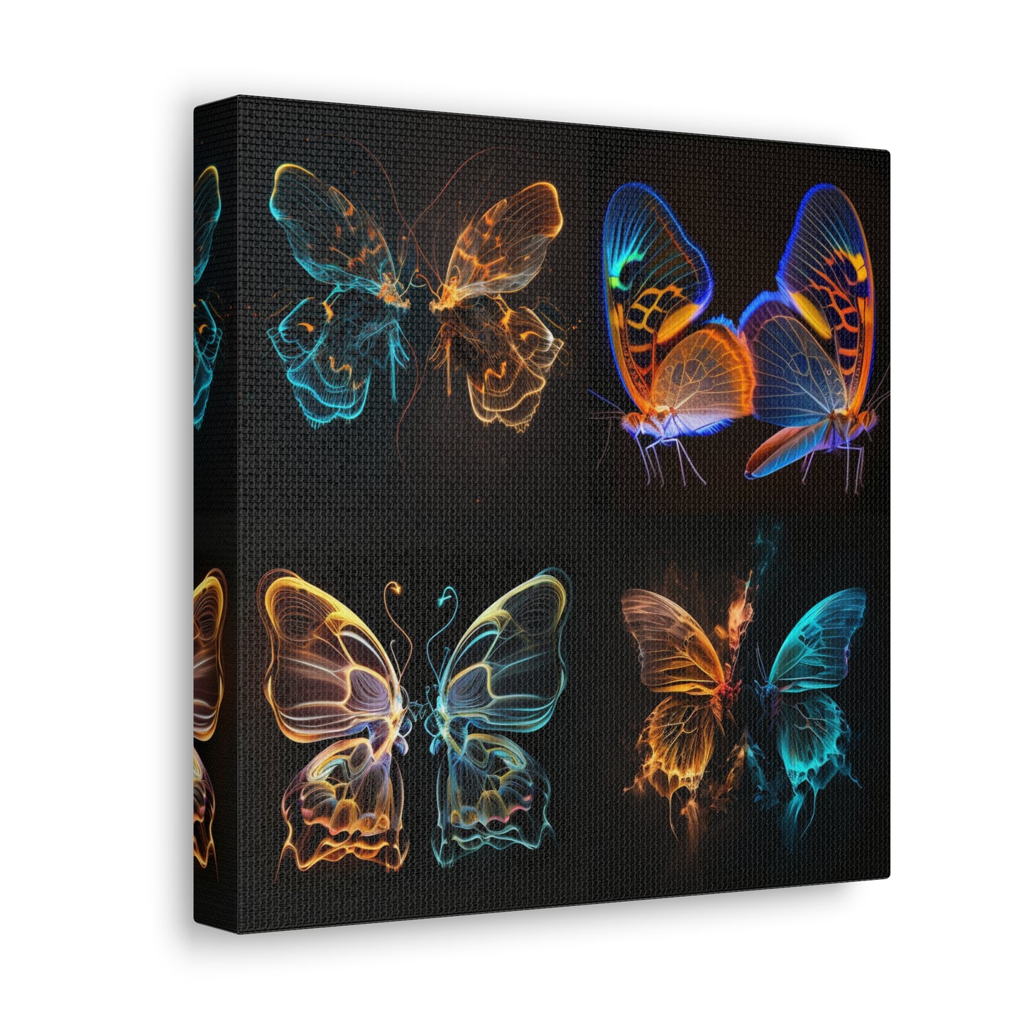 Canvas Gallery Wraps Neon Glo Butterfly 5