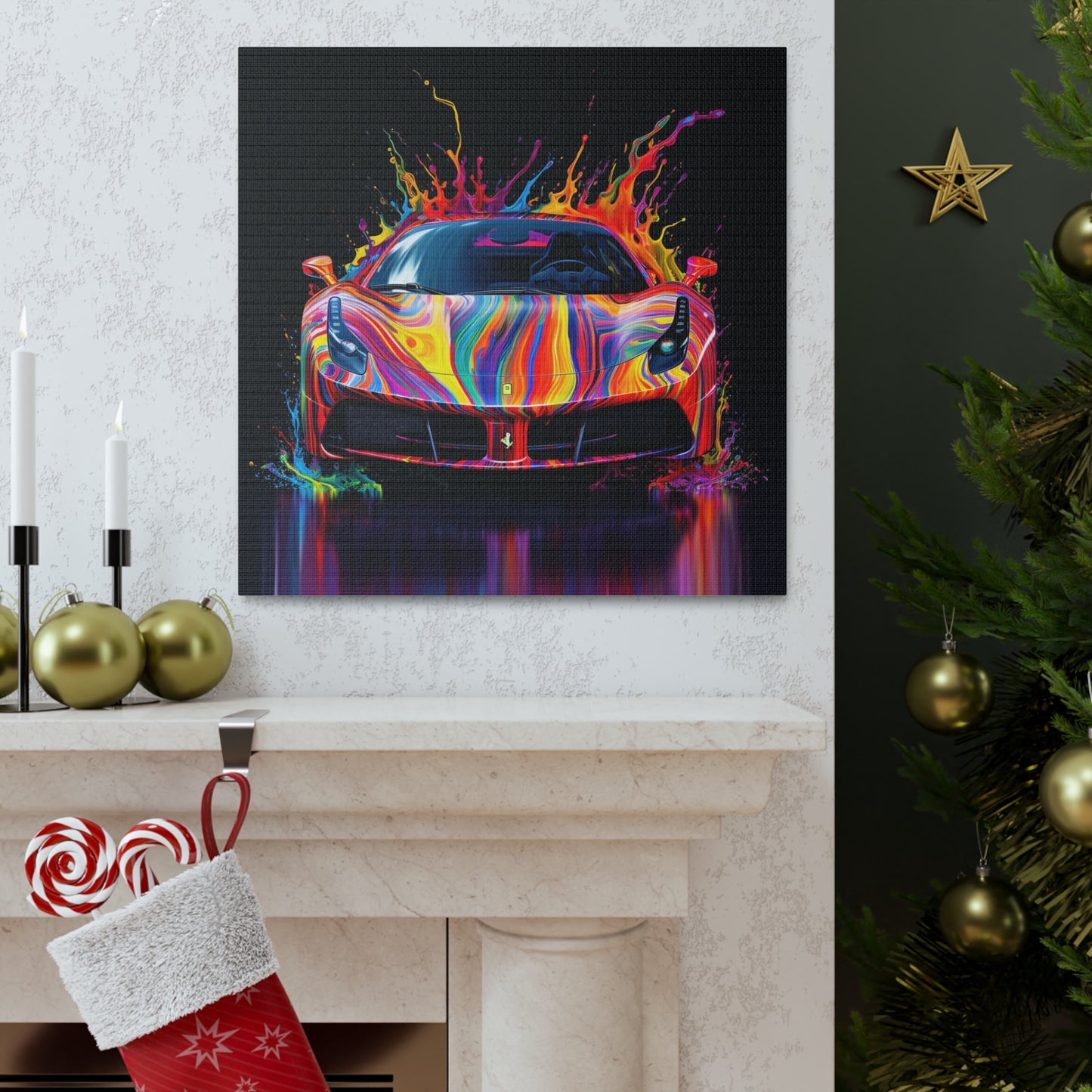 Canvas Gallery Wraps Ferrari Fusion Water 4