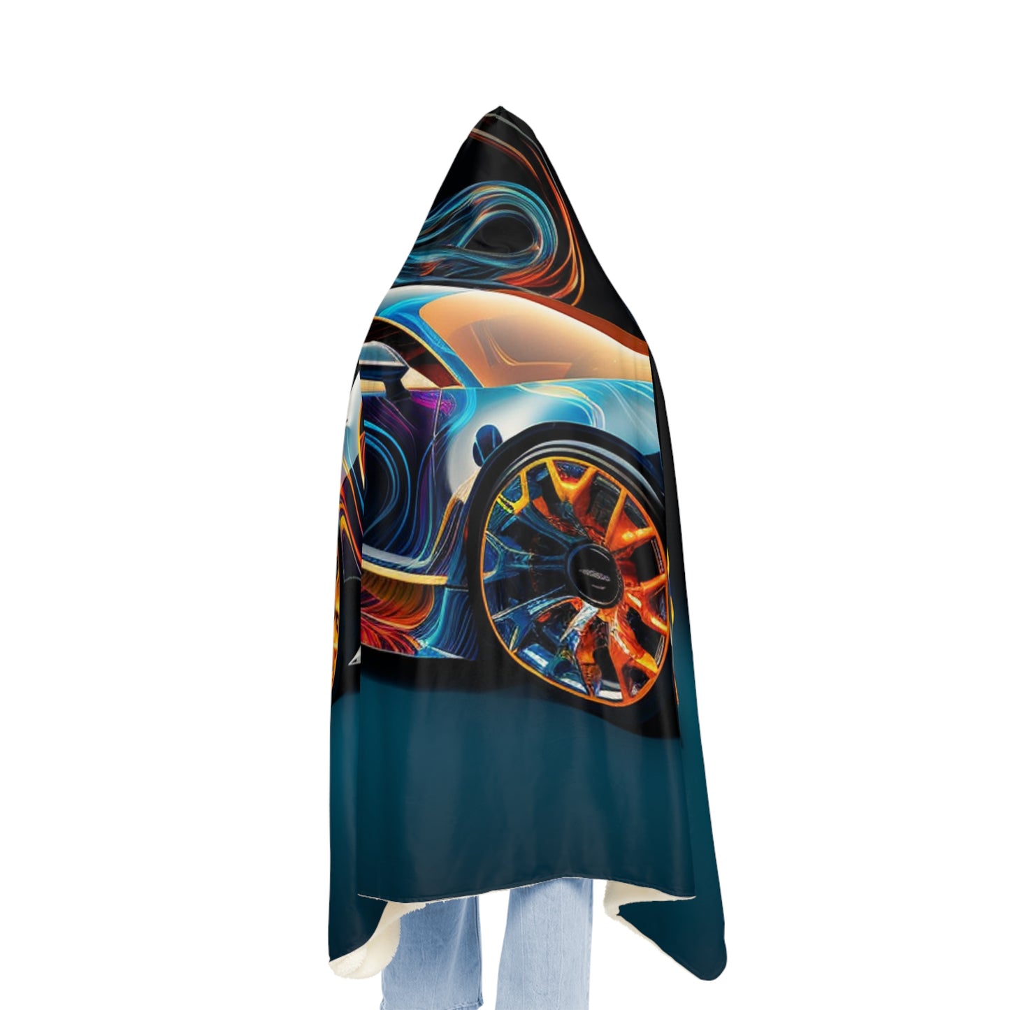 Snuggle Hooded Blanket Bugatti Abstract Flair 2