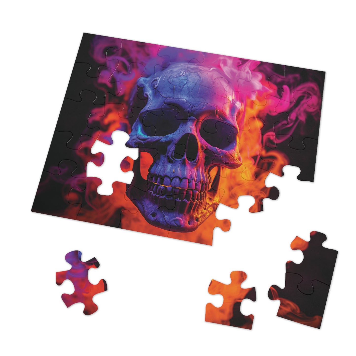 Jigsaw Puzzle (30, 110, 252, 500,1000-Piece) Macro Skull 4