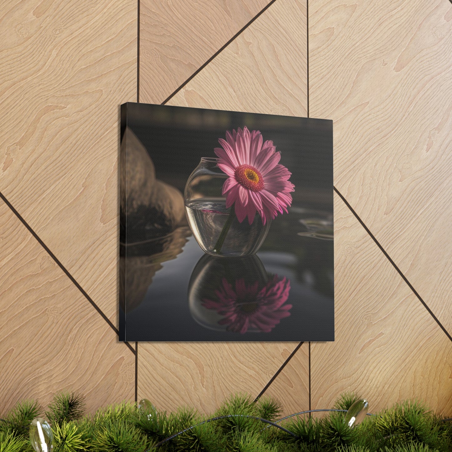Canvas Gallery Wraps Pink Daisy 2