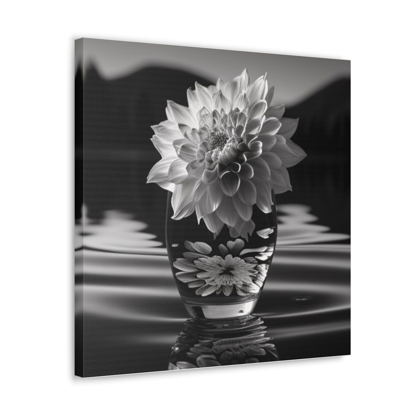 Canvas Gallery Wraps White Dahlia 4