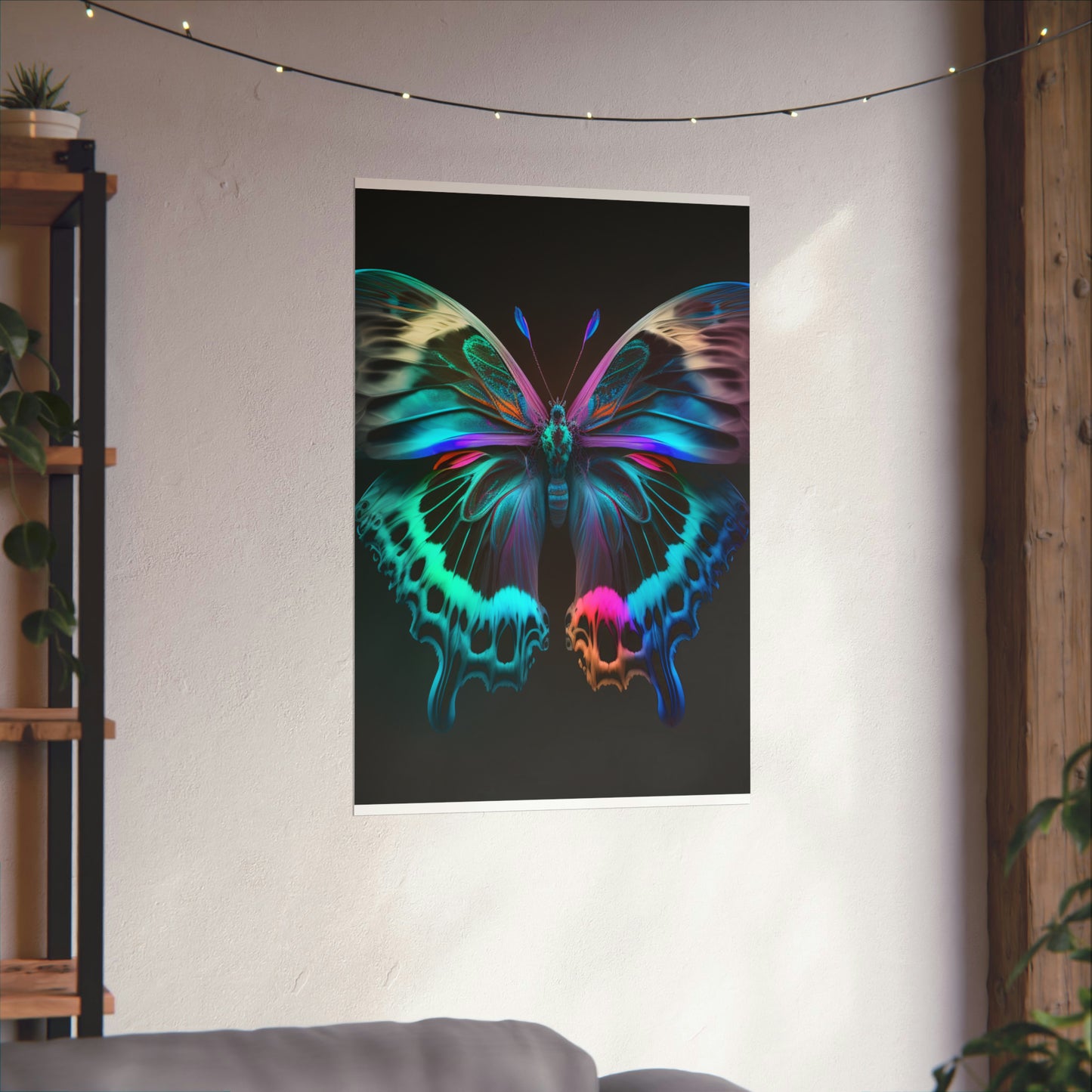 Premium Matte Vertical Posters Raw Florescent Glow 2