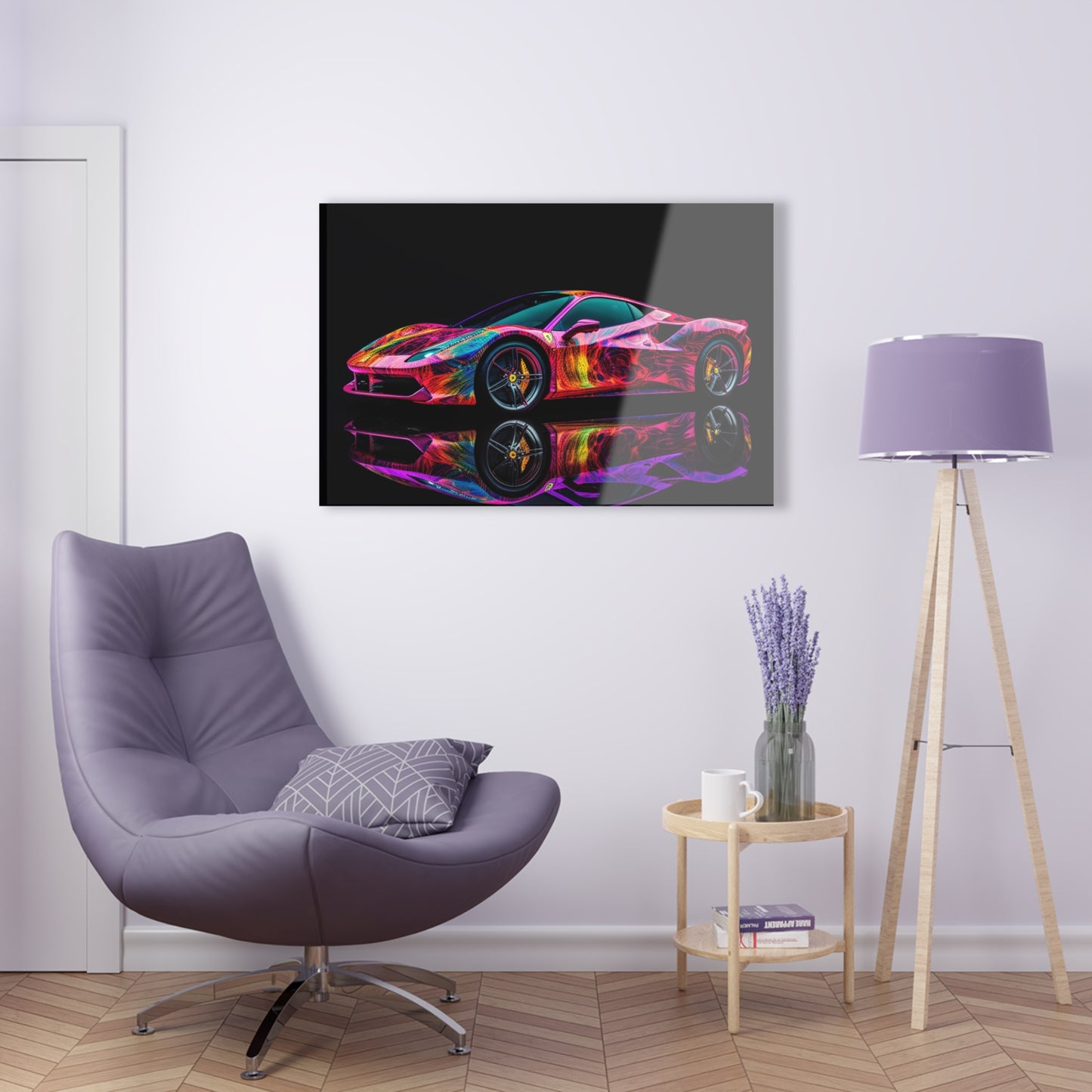 Acrylic Prints Ferrari Color 4