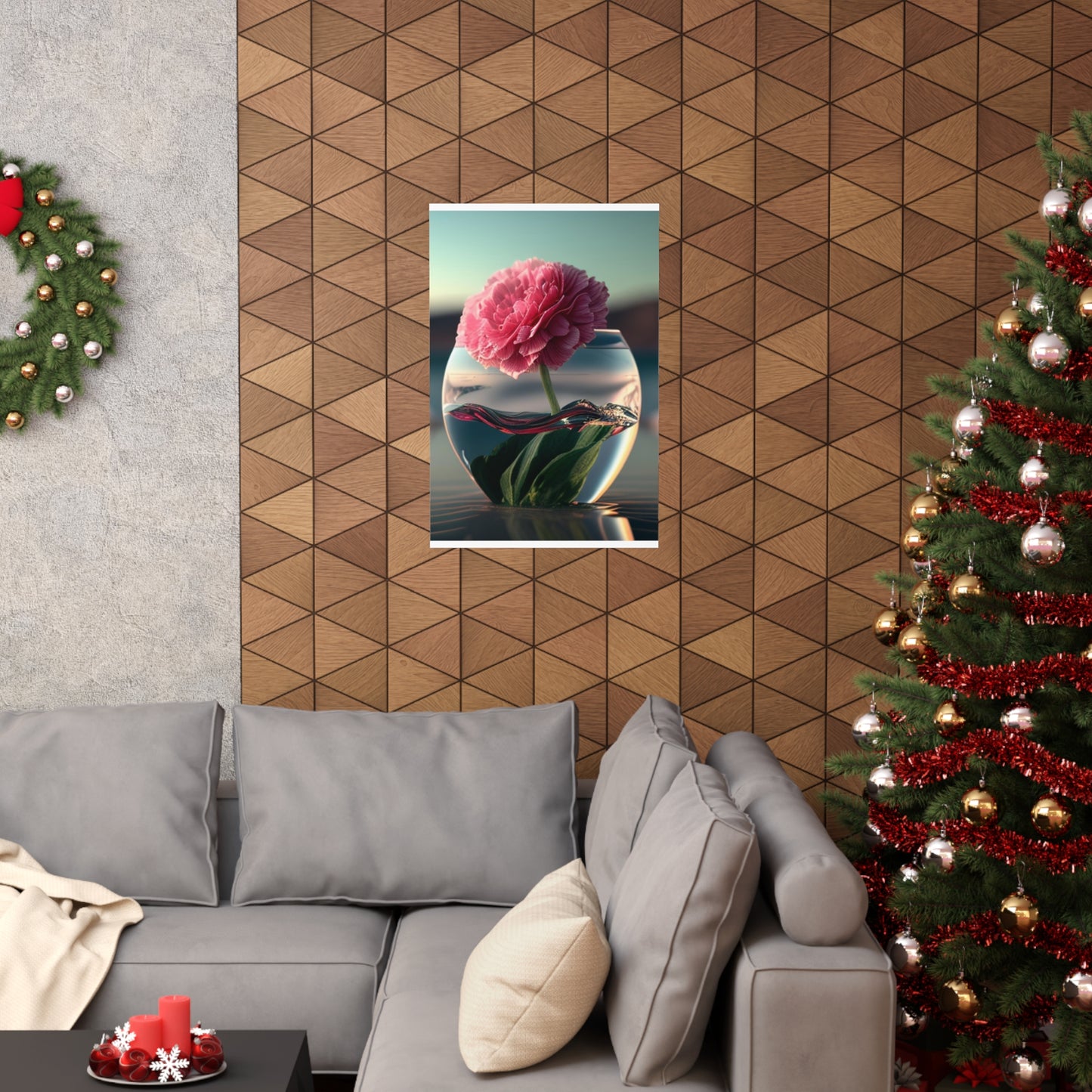 Premium Matte Vertical Posters Carnation 2