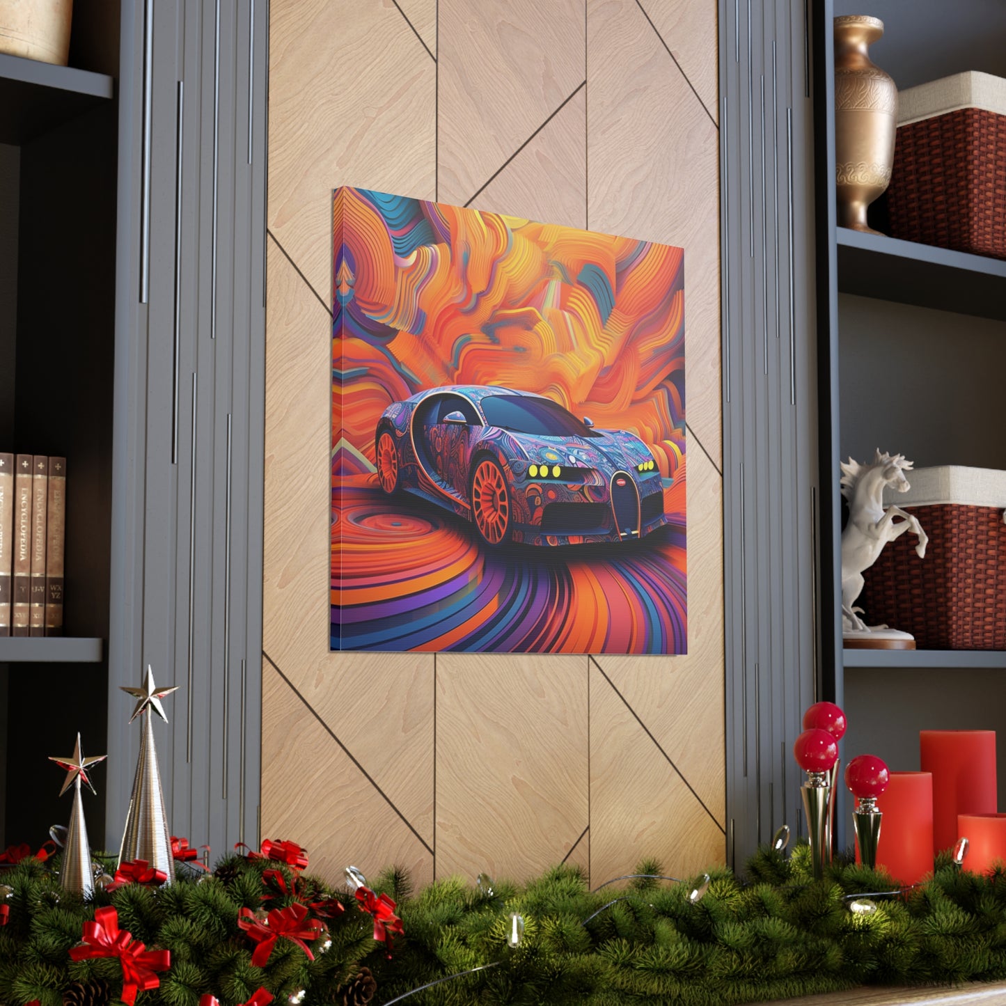 Canvas Gallery Wraps Bugatti Abstract Concept 4