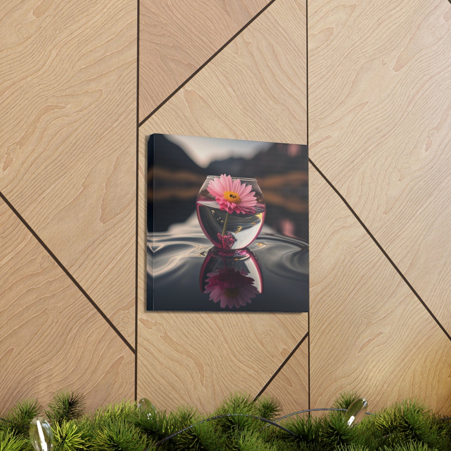 Canvas Gallery Wraps Pink Daisy 1
