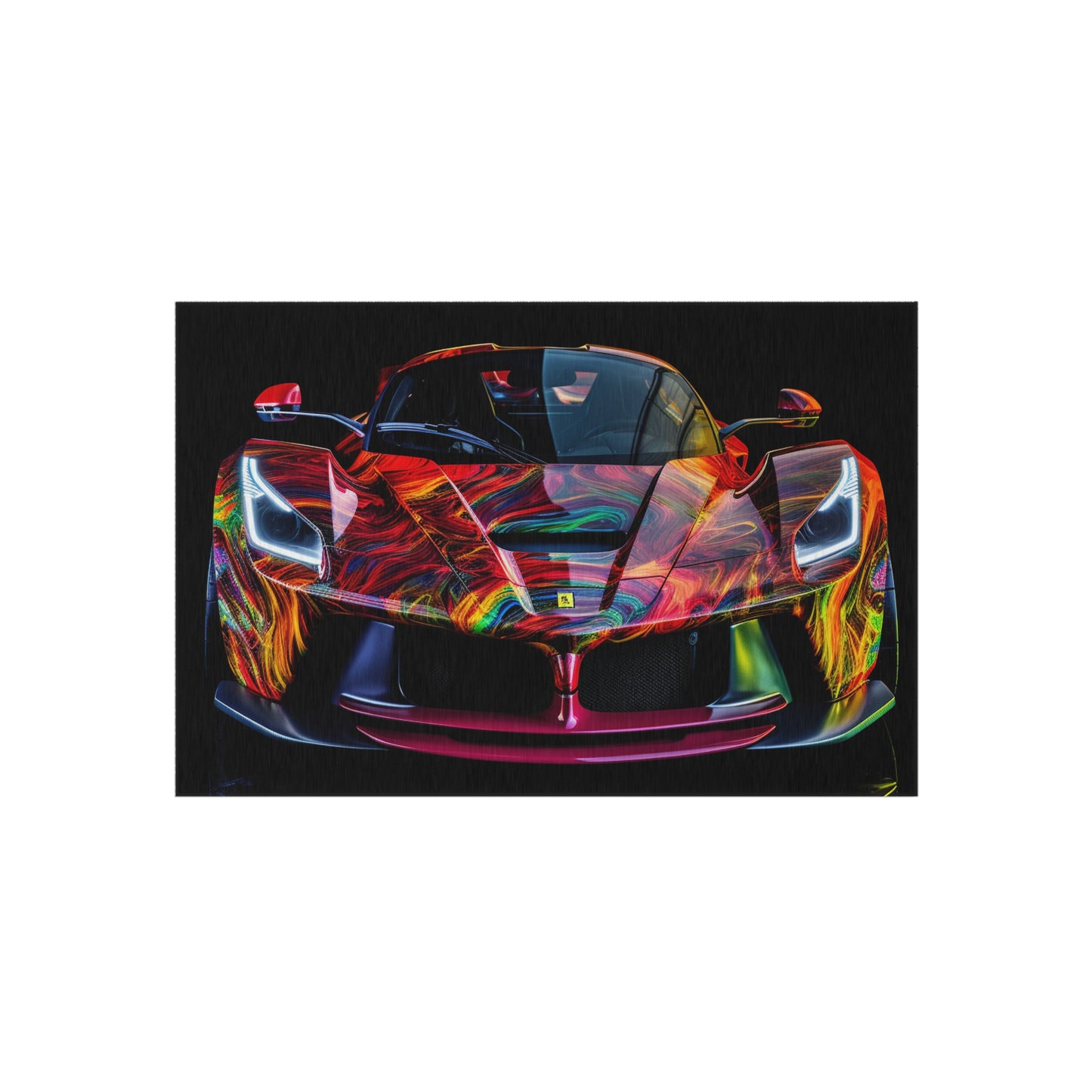 Outdoor Rug  Ferrari Neon 3