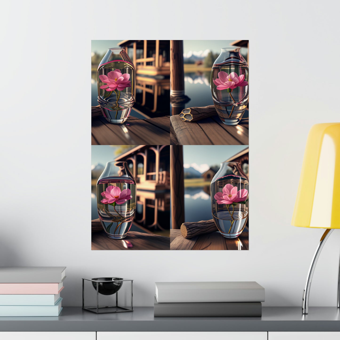 Premium Matte Vertical Posters Pink Magnolia 5