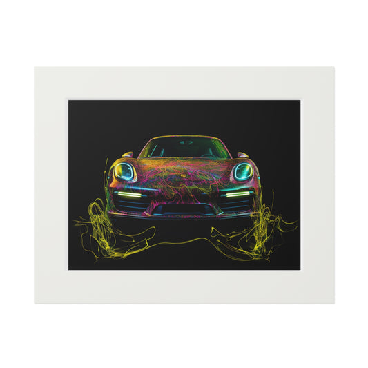 Fine Art Prints (Passepartout Paper Frame) Porsche Flair 2