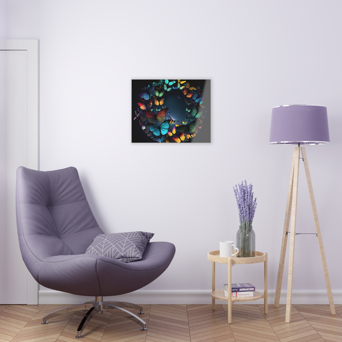 Acrylic Prints Moon Butterfly 3