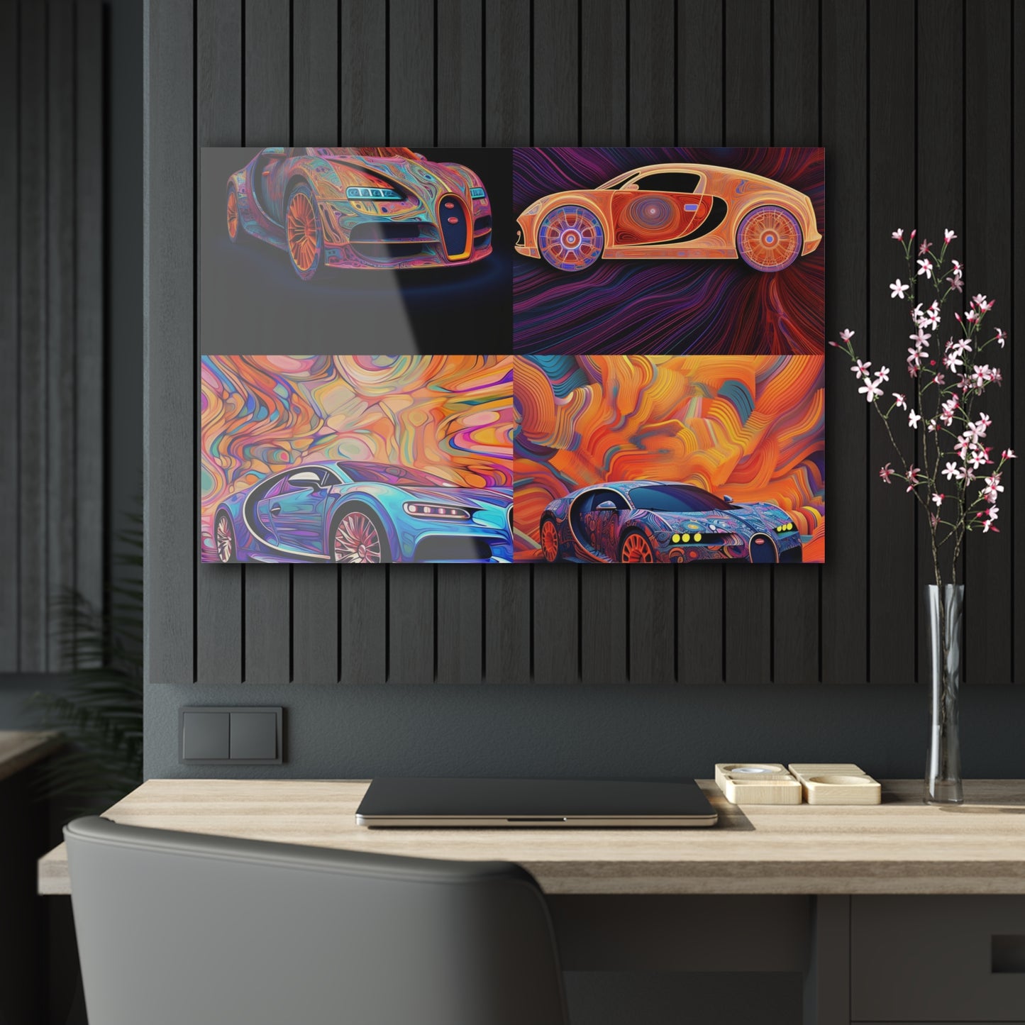 Acrylic Prints Bugatti Abstract Concept 5