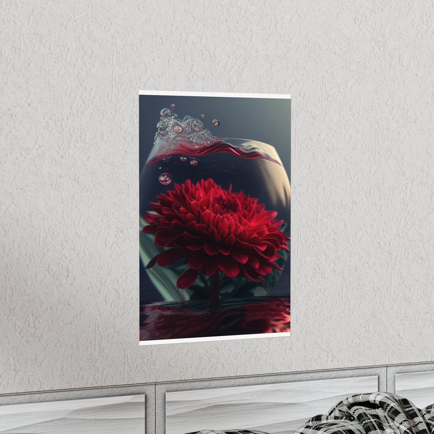 Premium Matte Vertical Posters Chrysanthemum 1