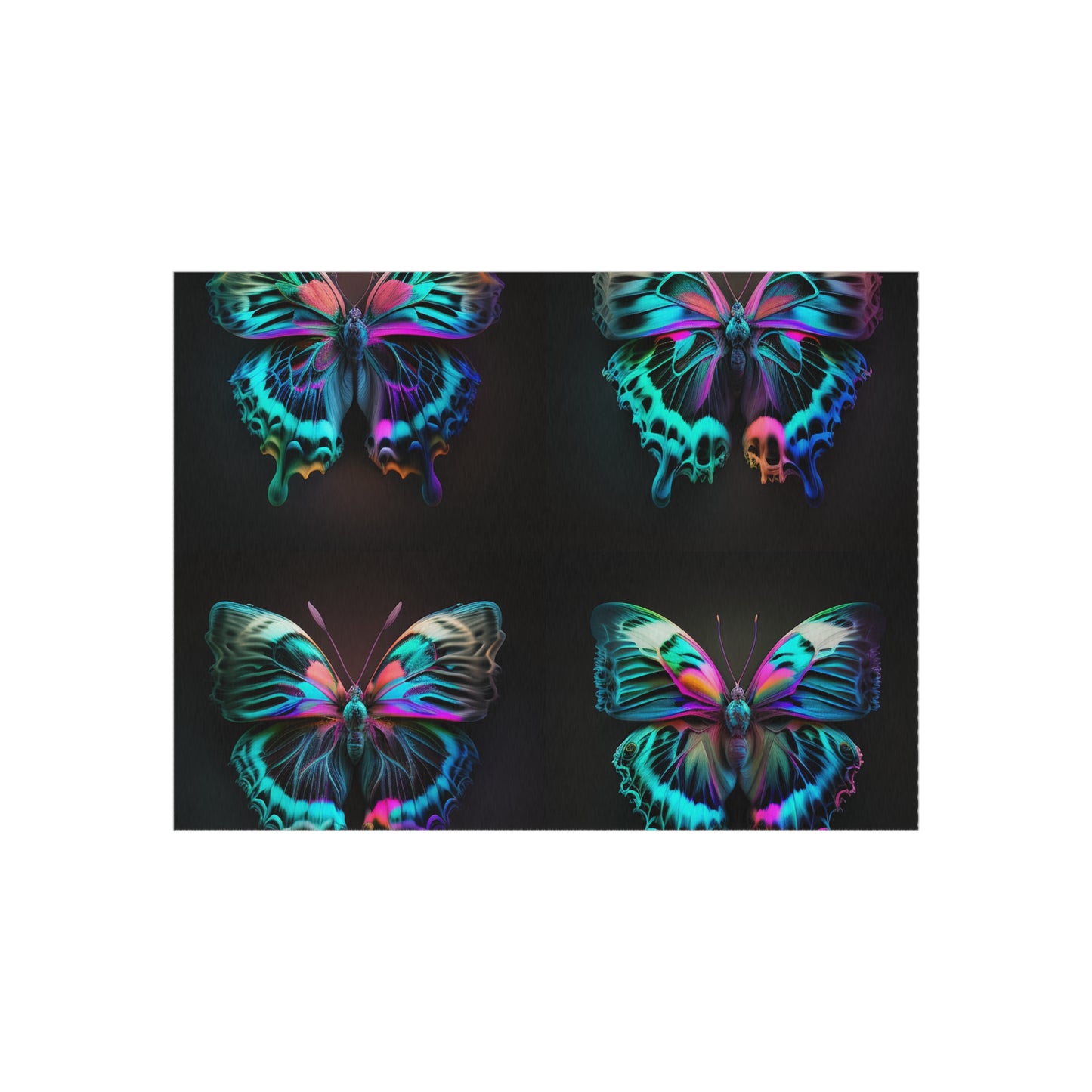 Outdoor Rug  Neon Butterfly Fusion 5