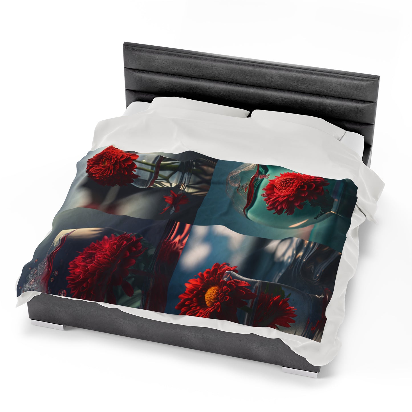 Velveteen Plush Blanket Chrysanthemum 5