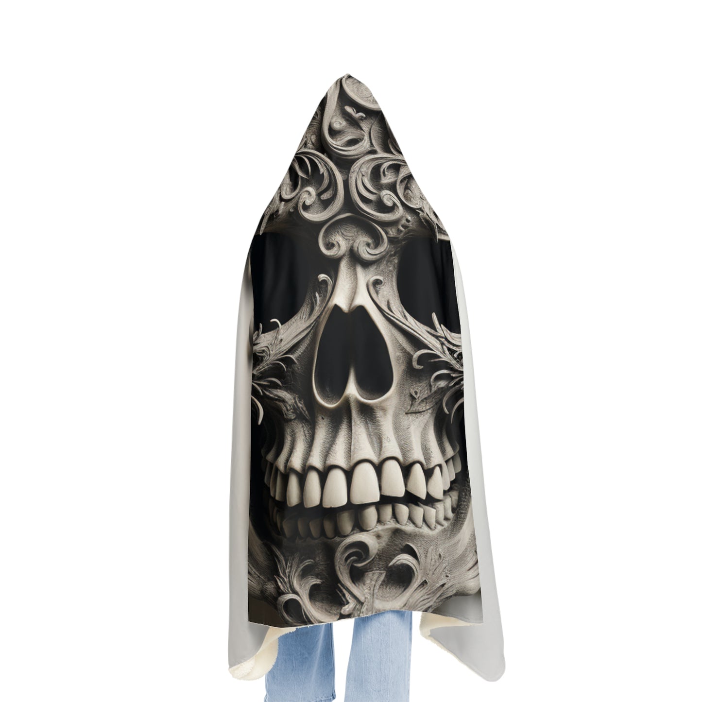 Snuggle Hooded Blanket Skull Treble Clef 2