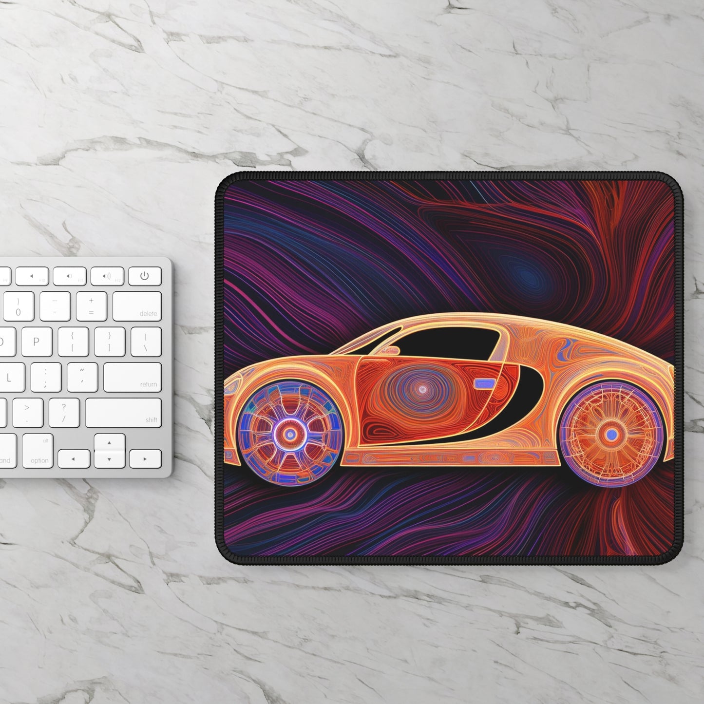 Gaming Mouse Pad  Bugatti Abstract Concept 2