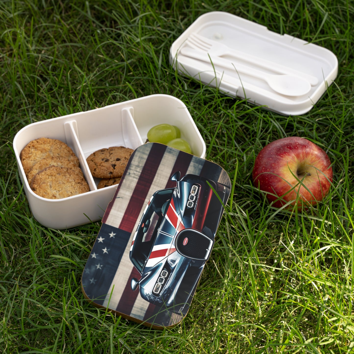 Bento Lunch Box Bugatti Flag 2