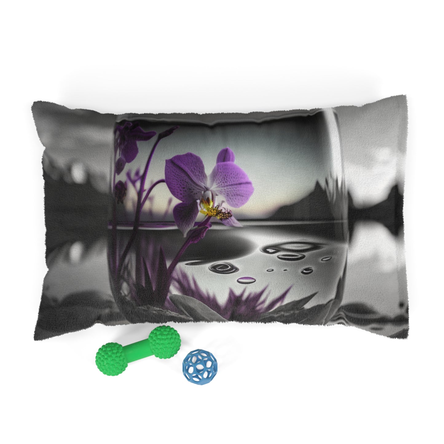 Pet Bed Purple Orchid Glass vase 2