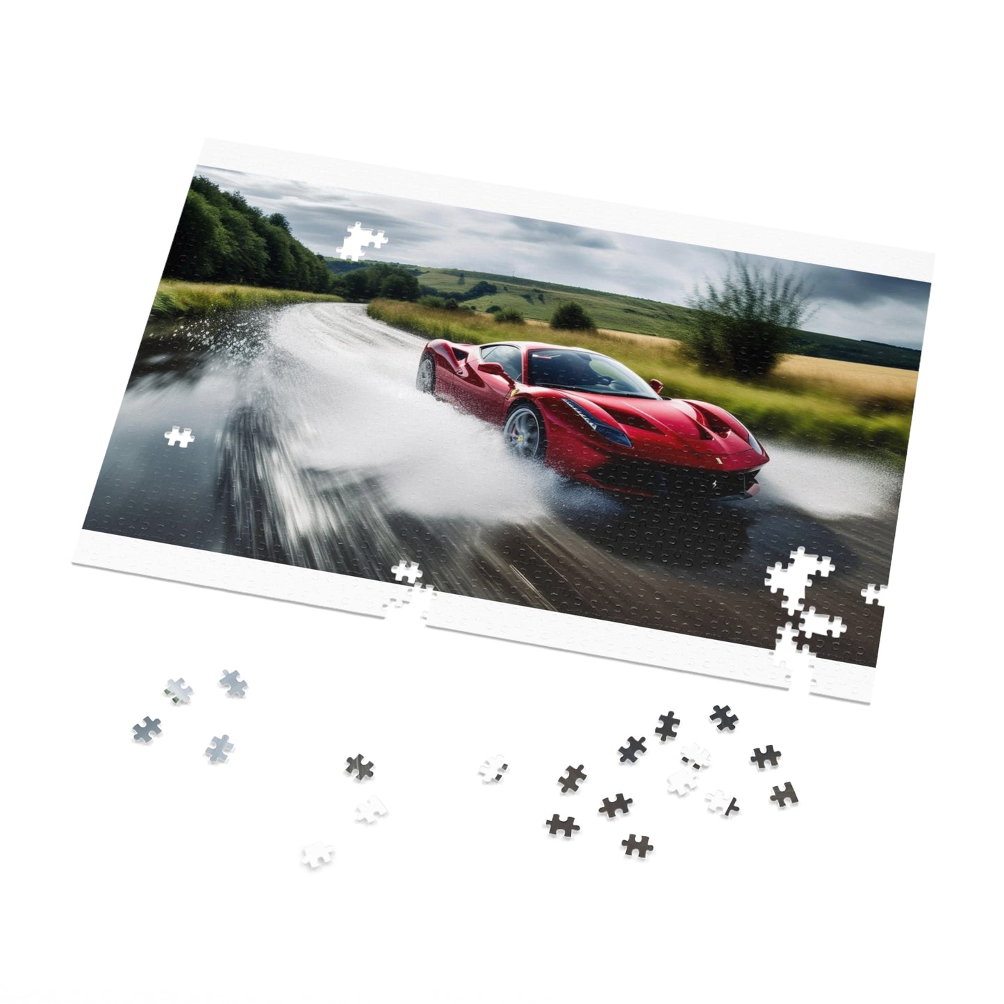 Jigsaw Puzzle (30, 110, 252, 500,1000-Piece) Water Ferrari Splash 4