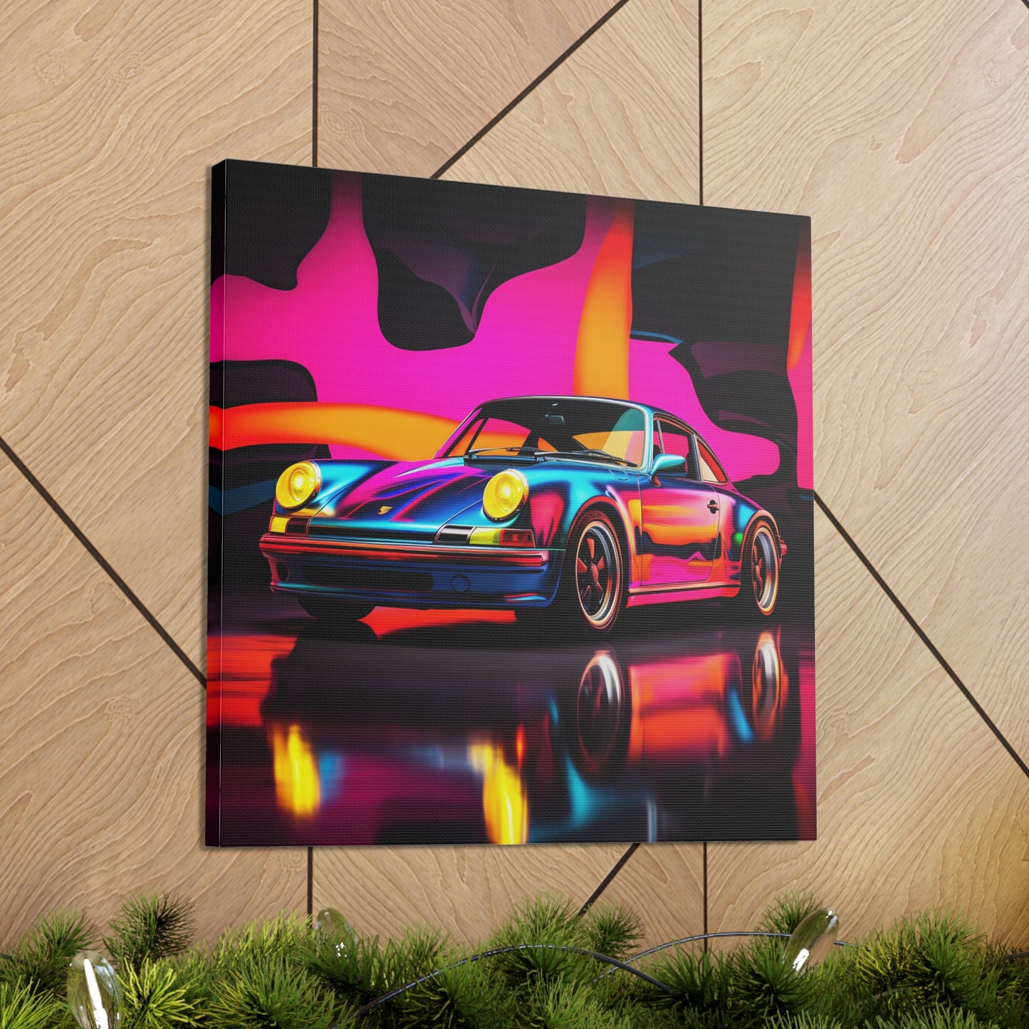 Canvas Gallery Wraps Macro Porsche 2