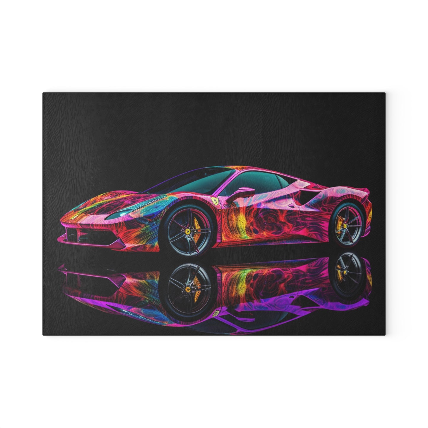 Glass Cutting Board Ferrari Color 4