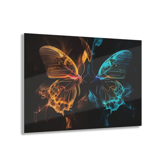 Acrylic Prints Kiss Neon Butterfly 2