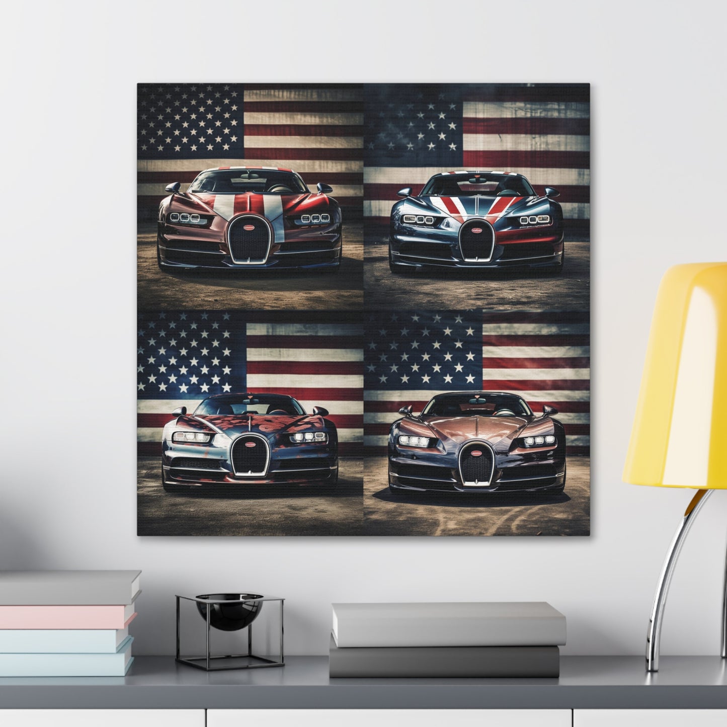 Canvas Gallery Wraps Bugatti Flag 5